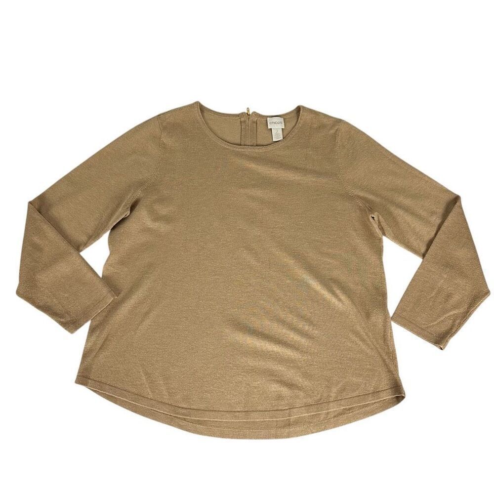 Chico's Mindy Shirttail Sweater size Large